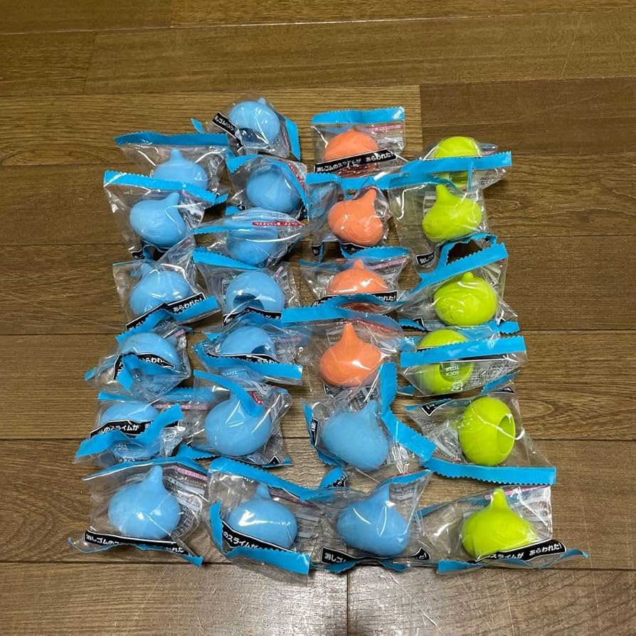 ドラゴンクエスト バンダイ　消しゴム　ガチャ　見切り 必見】こんな奇跡あっていいんですか…？ドラけしの消しゴムが